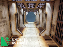 Load image into Gallery viewer, 28mm Far Away Skirmish Tunnel "The Narrows" T-Junction Left