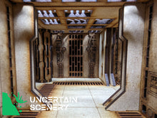 Load image into Gallery viewer, 28mm Far Away Skirmish Tunnel "The Narrows" Corner