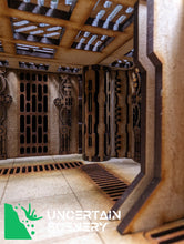 Load image into Gallery viewer, 28mm Far Away Skirmish Tunnel "The Narrows" Corner