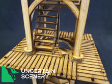 Load image into Gallery viewer, Wooden Tower (Spiral Stairs)