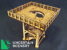 Load image into Gallery viewer, Wooden Tower (Spiral Stairs)