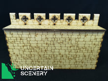 Load image into Gallery viewer, Castle Wall Section (12", 304mm) - Uncertain Scenery