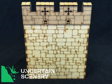 Load image into Gallery viewer, Castle Wall Section (6", 152mm) - Uncertain Scenery