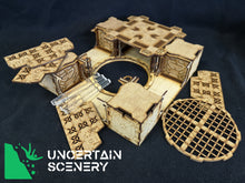 Load image into Gallery viewer, 28mm Skirmish Crossroads 2 "The Square One" - Uncertain Scenery