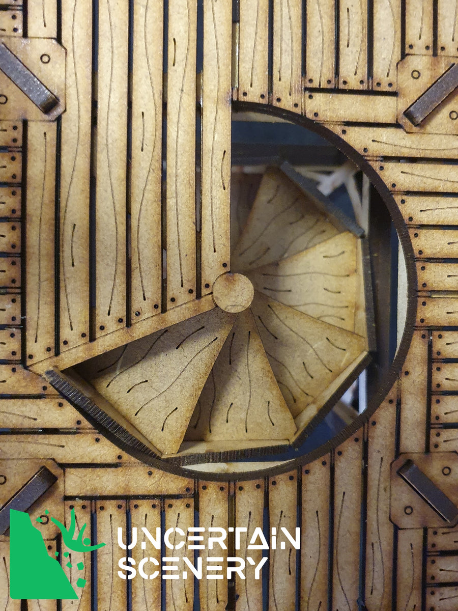 Wooden Tower (Spiral Stairs) – Uncertain Scenery
