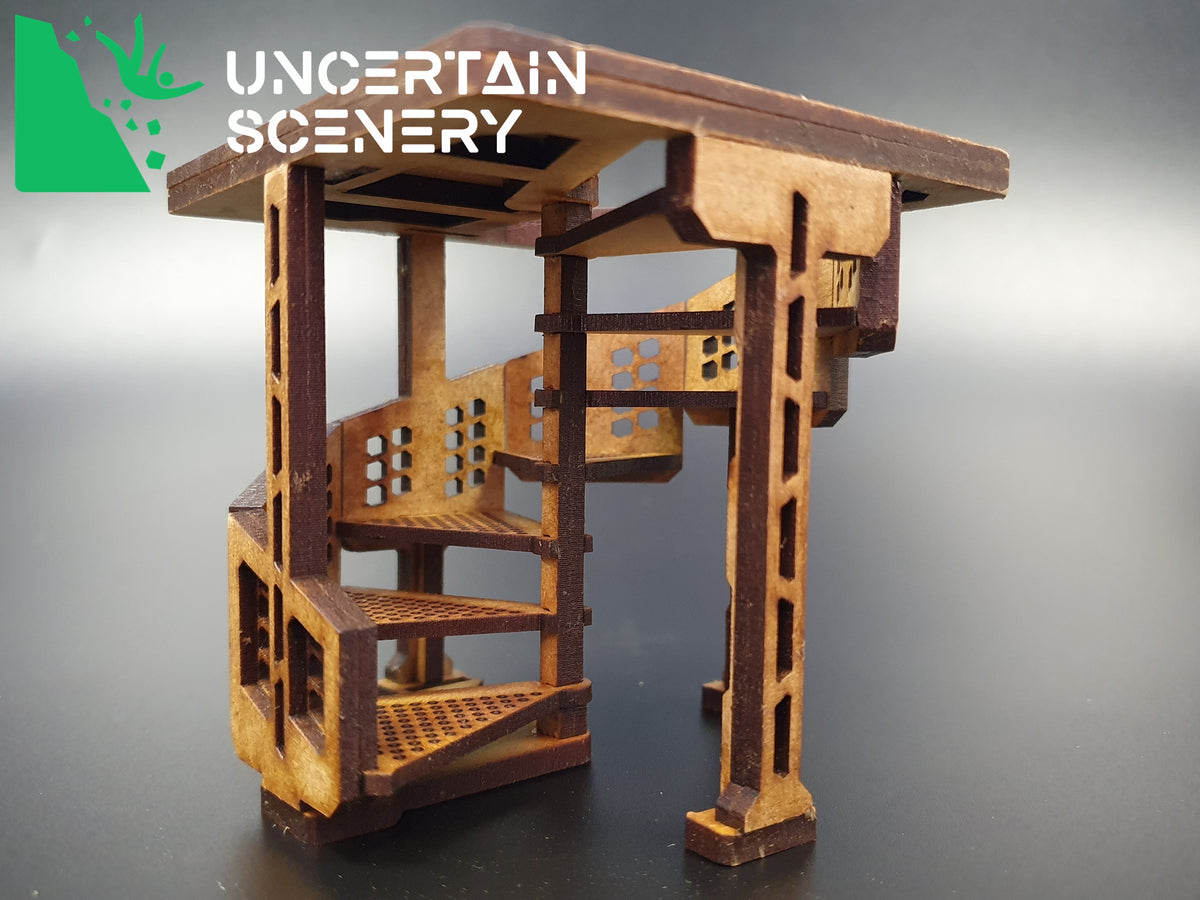 PortaHab Spiral Staircase – Uncertain Scenery